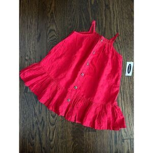 NEW Old Navy Toddler Girls 12-18 Months Eyelet Dress BUY 2 GET 1 FREE